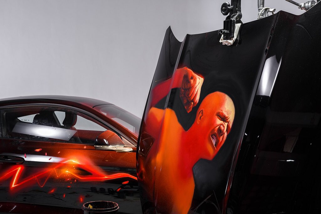 maikl_builder's tweet photo. Love what Fabrizio De Tommaso has done to our #FordMustang for Lucca Comics &amp; Games Festival #LuccaCG18 #FightTheDarkness #comicbooks #gaming #comics https://t.co/YnCt1N36zw