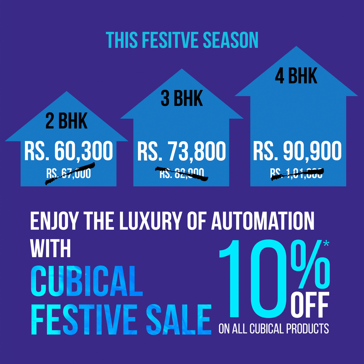 Cubical_Labs's tweet photo. Move into your smart space with cubical and get flat 10% off! 
No reconstruction and completely wireless automation.
To know how it works visit our website - https://t.co/jikw37WOcp
Happy automation!
#homeautomation #smarthome #AutomateYourHome https://t.co/AYOfiFK9Y7