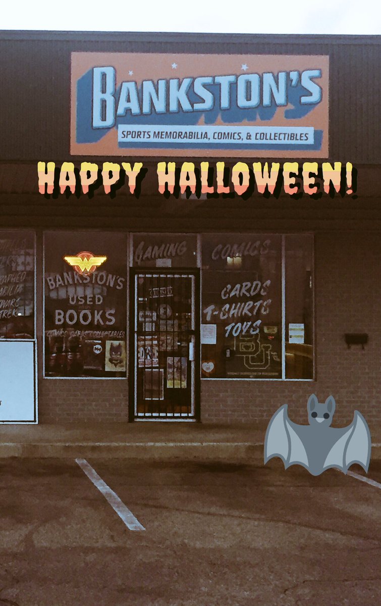 Even if it rains, Waco, we celebrate Halloween all day on October 31st in our shop! 
Free special event comics (from Halloween ComicFest this past Saturday), special discounts, MORE discounts for those in costume, CANDY, and an OFF-line Costume Contest! 
#Halloween2018
#wacotexas