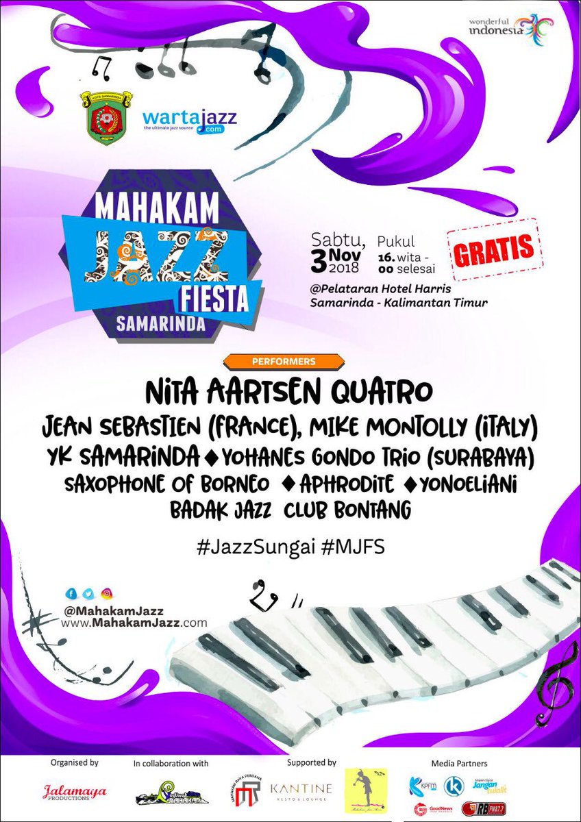 Akhirnya Mahakam Jazz Fiesta kembali di adakan, gratisss #MahakamJazz #jazzsungai #mjfs <a href="/SamarindaUpdate/">Samarinda Update</a>