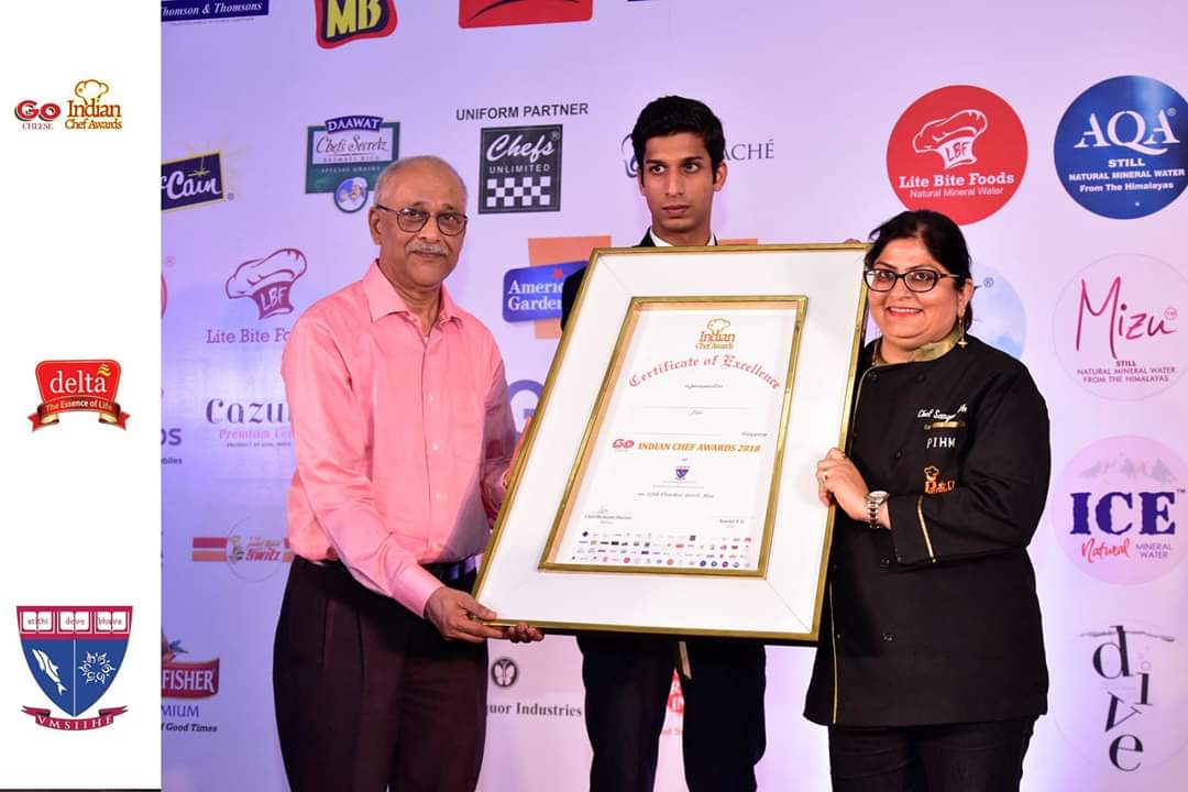 2nd Runner Up in Individual Category - Dr. Sangeeta Dhar, PIMS, Udaipur.
#IndianChefAwards