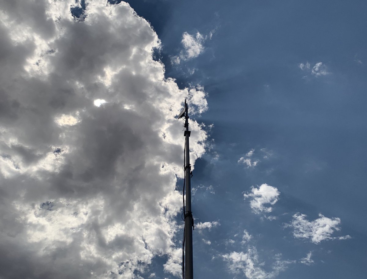 baxlex's tweet image. Nice day to erect a pole #comms #OpsTech