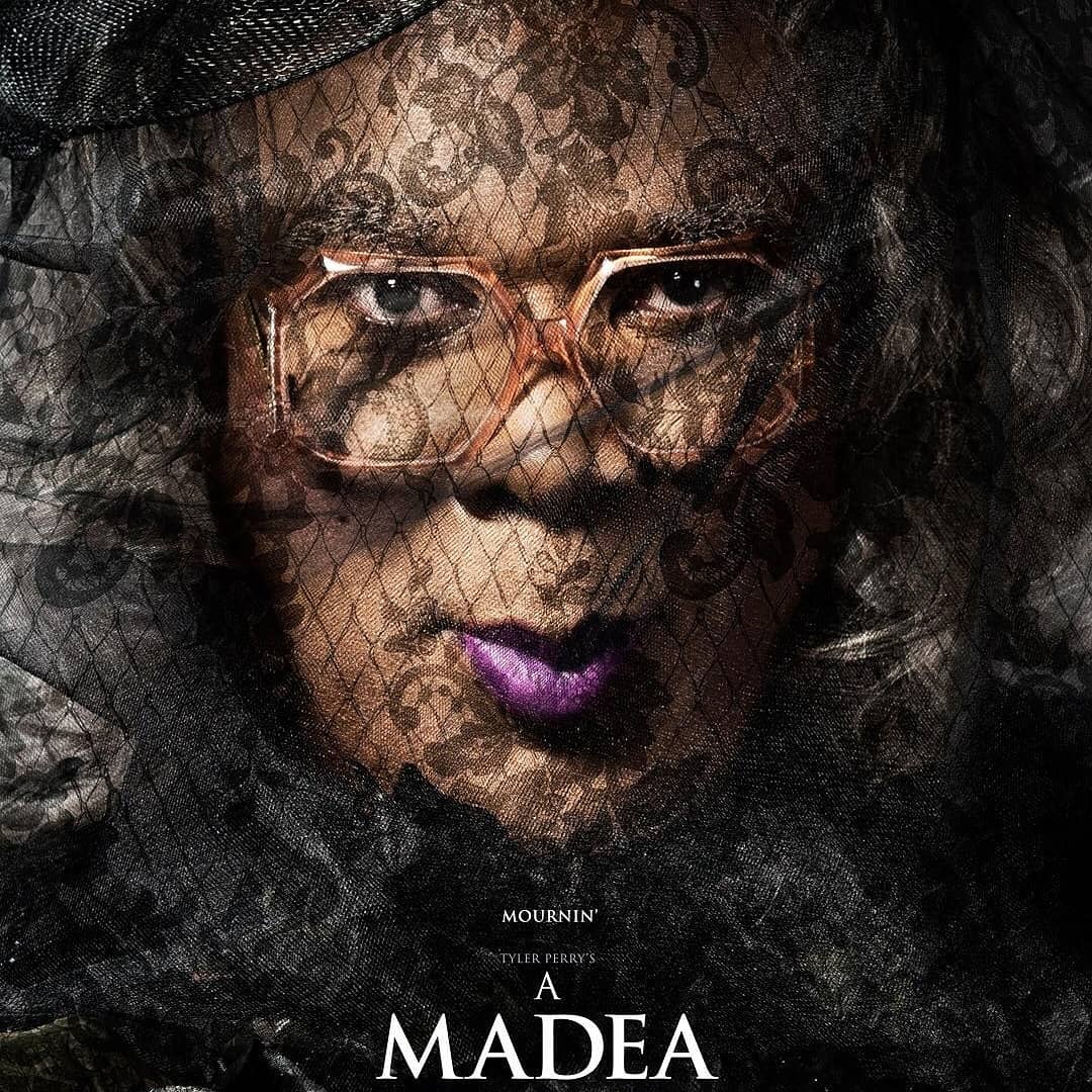 SilverbCinemas's tweet photo. Check out the teaser poster for #TylerPerry 's -A #MadeaFamilyFuneral - coming to theaters March 1, 2019.
.
.
#madeafunny #madeacostume #Madea #tylerperrystudios #Comedy #comedymovie #movienews #moviegist
Follow @SilverbCinemas for more. https://t.co/RzvlHBYmea