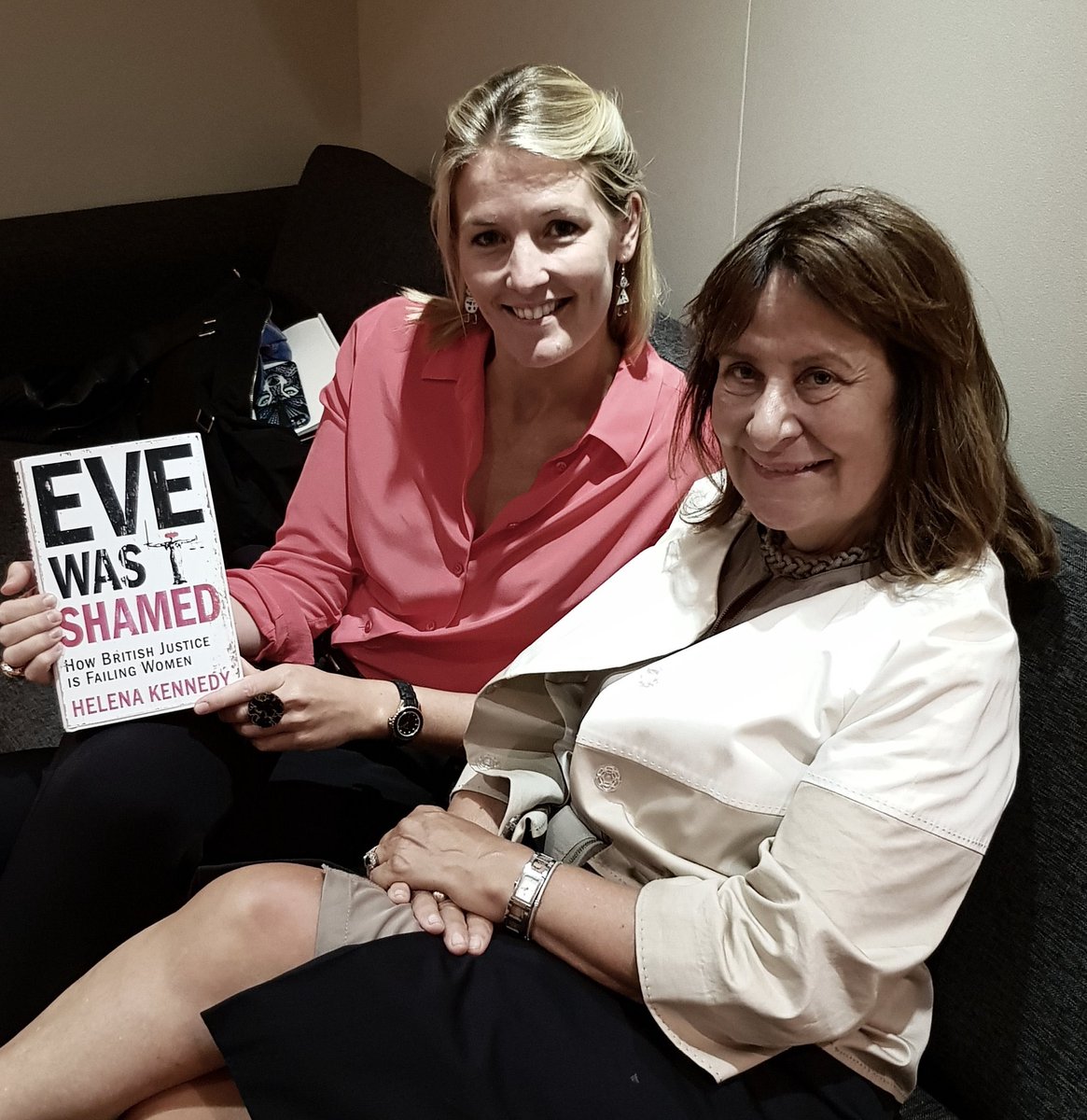 OSTCharity's tweet photo. @HelenaKennedyQC talks to me this week about her new book Eve was Shamed. If you want to know how the British Justice System fails women, look on further. https://t.co/C8tn057REw https://t.co/zPKA7srLs4