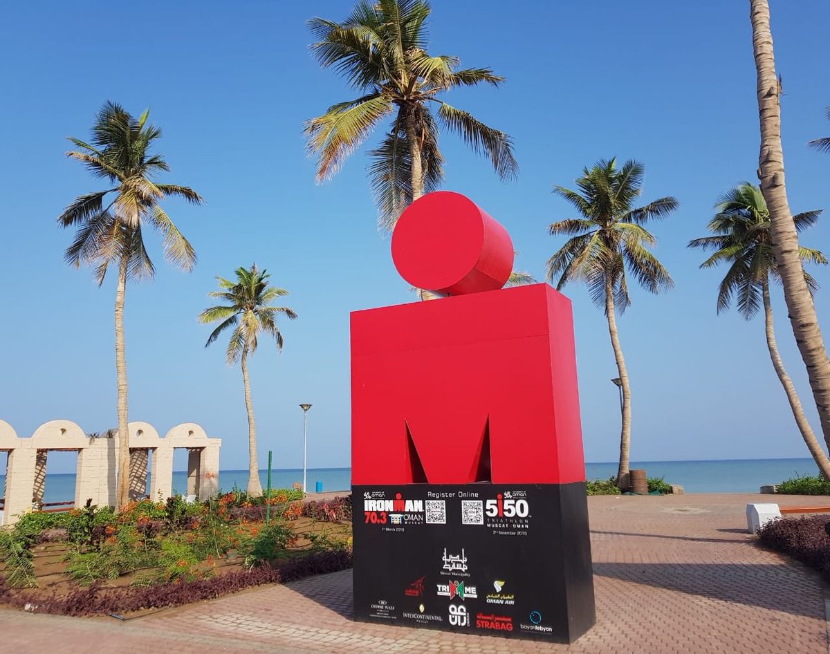 لا تفوتوا حضور فعاليات بطولة ترايثلون #عُمان #5i50
بتنظيم من ترايثلون الشرق الأوسط وبرعاية وزارة السياحة 
|
📍شاطئ القرم بجانب مجمع جوهرة الشاطئ
⏰ الفعاليات الترفيهية:
الخميس ١ نوفمبر | ٩ ص الى ٩ م
🏃🏻‍♂️السباق
الجمعة ٢ نوفمبر | ٧:٣٠ ص الى ٥ م 
#بطولة_عُمان_للرجل_الحديدي