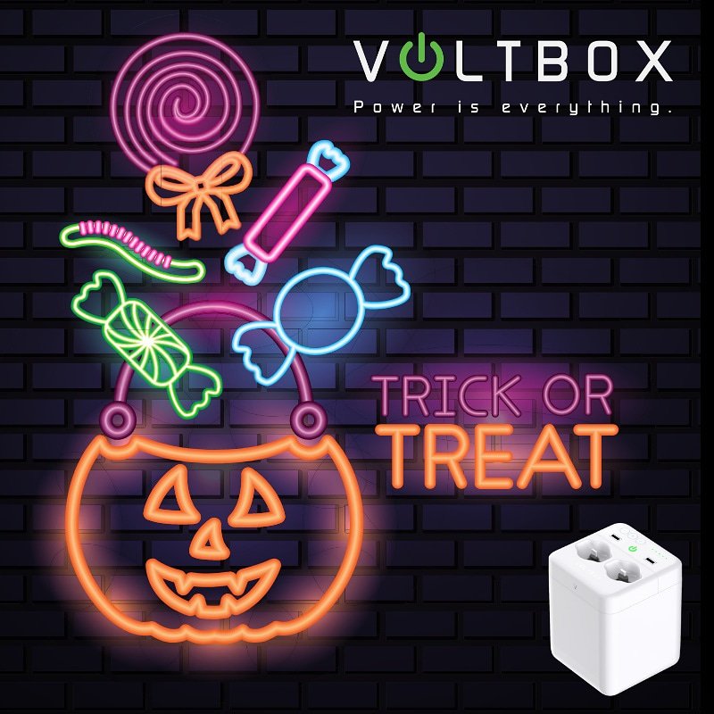 VoltboxUSA's tweet photo. Happy #Halloween🎃 from Bluefish Tech &amp; the Voltbox team! We keep all of your devices charged up, even on the spookiest of nights. 👻 Have a safe &amp; fun #trickortreat!🔦 #HappyHalloween #powerup #onthego 🍭 #poweriseverything 🧟‍♀️ #safetyfirst 🍫 🍬 #familyfun 👩‍🚀#nevermissamoment 🧛‍♂️ https://t.co/wItyDW4Hm3