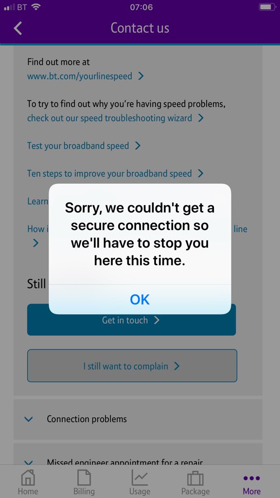 FranFrandisco00's tweet photo. #BT #Broadband is not safe atm. Do not use by broadband be very careful. https://t.co/RuVKuvJreQ