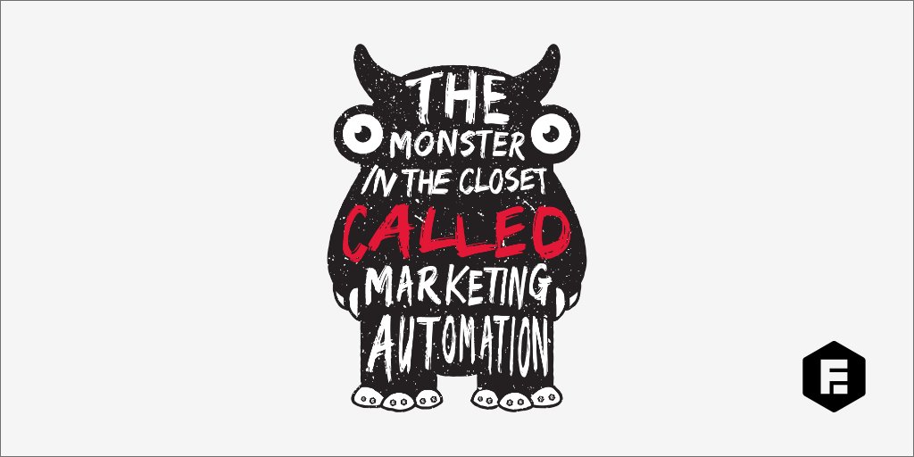 weareEF's tweet photo. #MarketingAutomation is often seen as that big, scary monster in the closet. Is it really that horrifying though, or do you just need some tools to tame the beast? Get ready to embrace this creature with our super simple 4-step roadmap: https://t.co/a8I0GprK6u #HappyHalloween https://t.co/LpSY2EoXYa