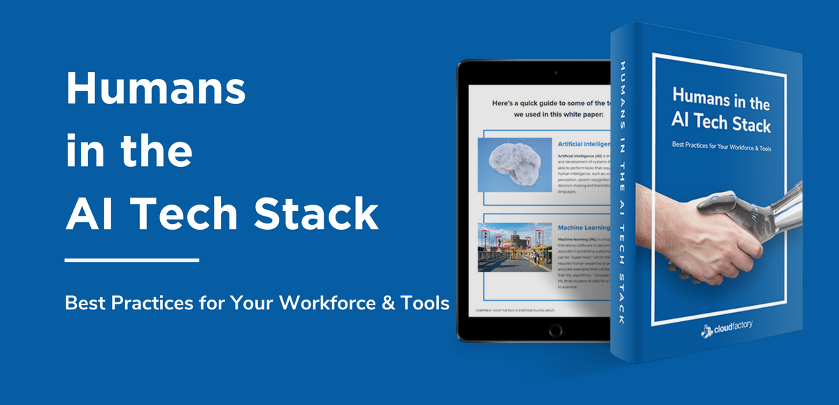 theCloudFactory's tweet photo. Why do many of the world’s top companies lack an #AI strategy? Get the best practices guide to your AI workforce and tools. https://t.co/v1qq8vLxTt #AutonomousTechTLV #Stand31 #ComputerVision @AutonomousTLV https://t.co/MwfCX87zgz