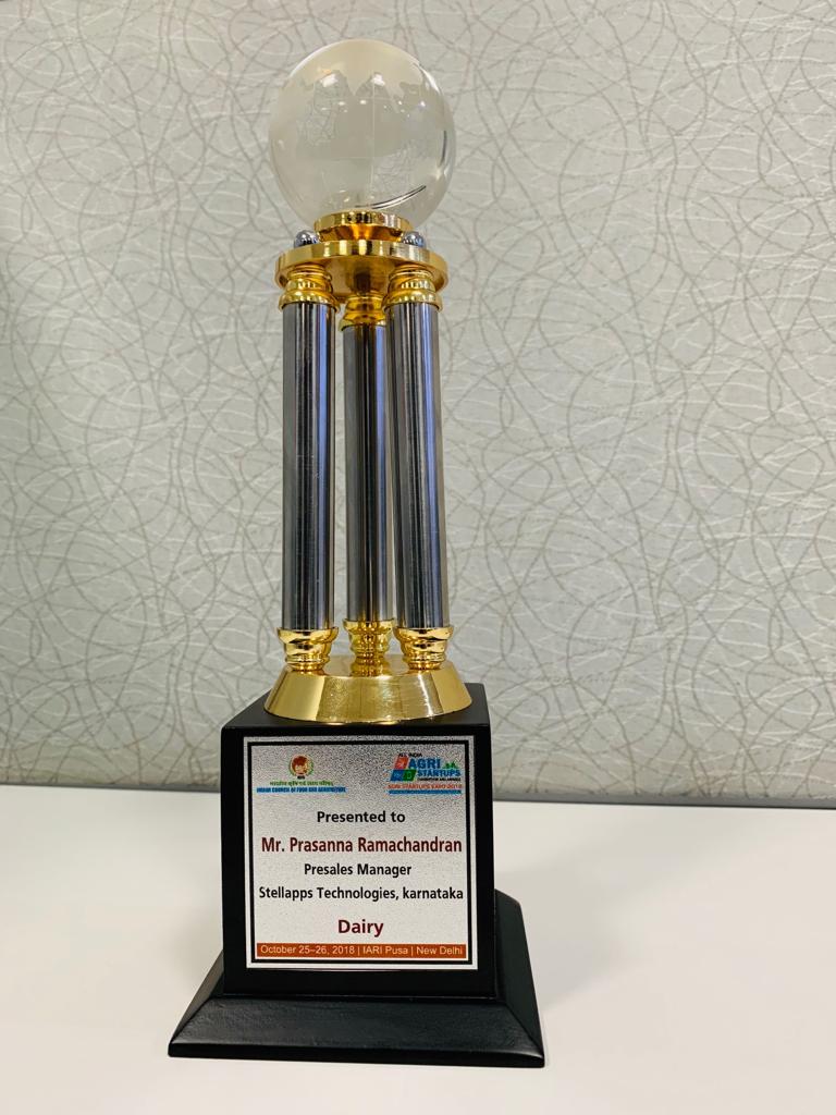 stellapps's tweet image. We are delighted to announce that @stellapps is the winner at AgroWorld 2018 in Dairy Category.

#Stellapps #SmartMoo #IoT #Cloud
#AgroWorld2018 #Dairy
#smartsystems #stellarapplications