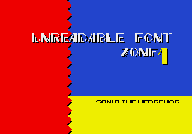 foone🏳️‍⚧️ on Twitter: "This took entirely too long but it turns out the fonts The Hedgehog 2 are annoying and inconsistent and complicated and then I WENT WAY OVERBOARD... But