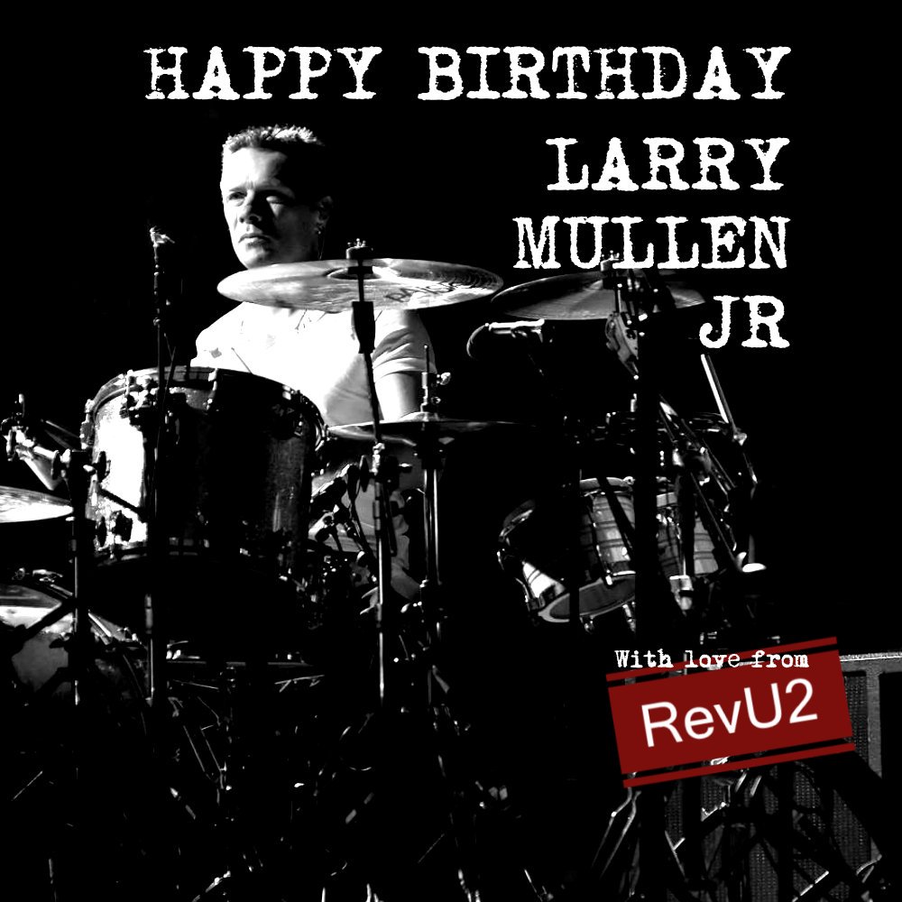 Happy Birthday to everyone\s favourite drummer. Larry Mullen Jr.    