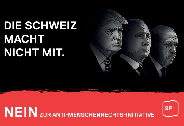 Nichts ist entschieden: Laut der 2. Tamedia-Abstimmungsumfrage bleibt das Rennen um die #AntiMenschenrechtsInitiative offen. Wir sagen weiterhin klar Nein zum Frontalangriff der SVP auf die Menschenrechte. #abst18 #SBInein