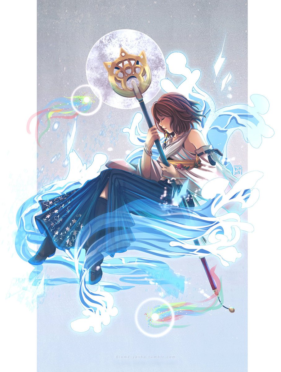 Kiome Yasha Hold Rt To Hold Hands Yuna Ffx Finalfantasyx Ff10 Finalfantasy10 Ff Finalfantasy I Always Loved Yuna S Design So Glad To Take A Chance In Drawing Her