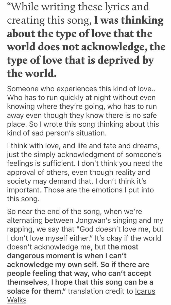 oh an extra tidbit!!! this technically isn't bts x epik high interacting, but more of some of their thoughts intersecting. joon in an interview once talked about "amor fati" and his strive to live by this, which is something epik high explores in their song of the same phrase