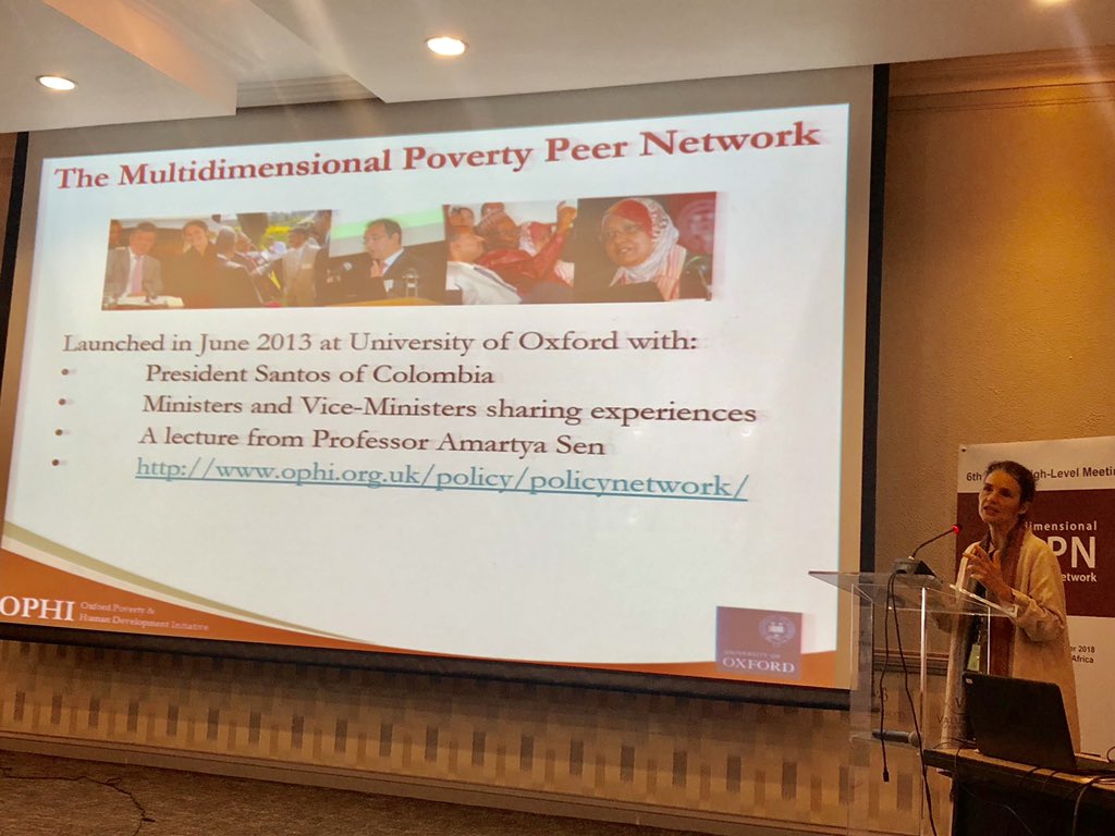StatsSA's tweet photo. The Multidimensional Poverty Peer Network was launched in June 2013 says Sabina Alkire, Director of @ophi_oxford as she gives background on the work done by the network. Follow #MPPN2018 live here: https://t.co/hOe1OkLaCQ
#StatsSA https://t.co/B9hKq9eVXG