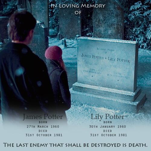 37 years ago today, Voldemort murdered James and Lily Potter, their son Harry survived and became The Boy Who Lived. #RIPJamesandLilyPotter