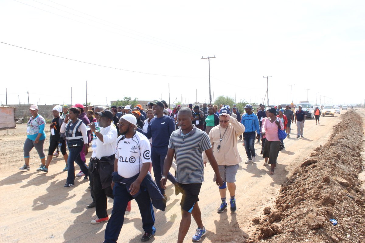 fsgov's tweet photo. Primary Healthcare and Broadcasting Digital Migration Outreach March in Caleb Motshabi. #GodigitalFS #reahlasela #PHCforyou https://t.co/RchkyYM84M