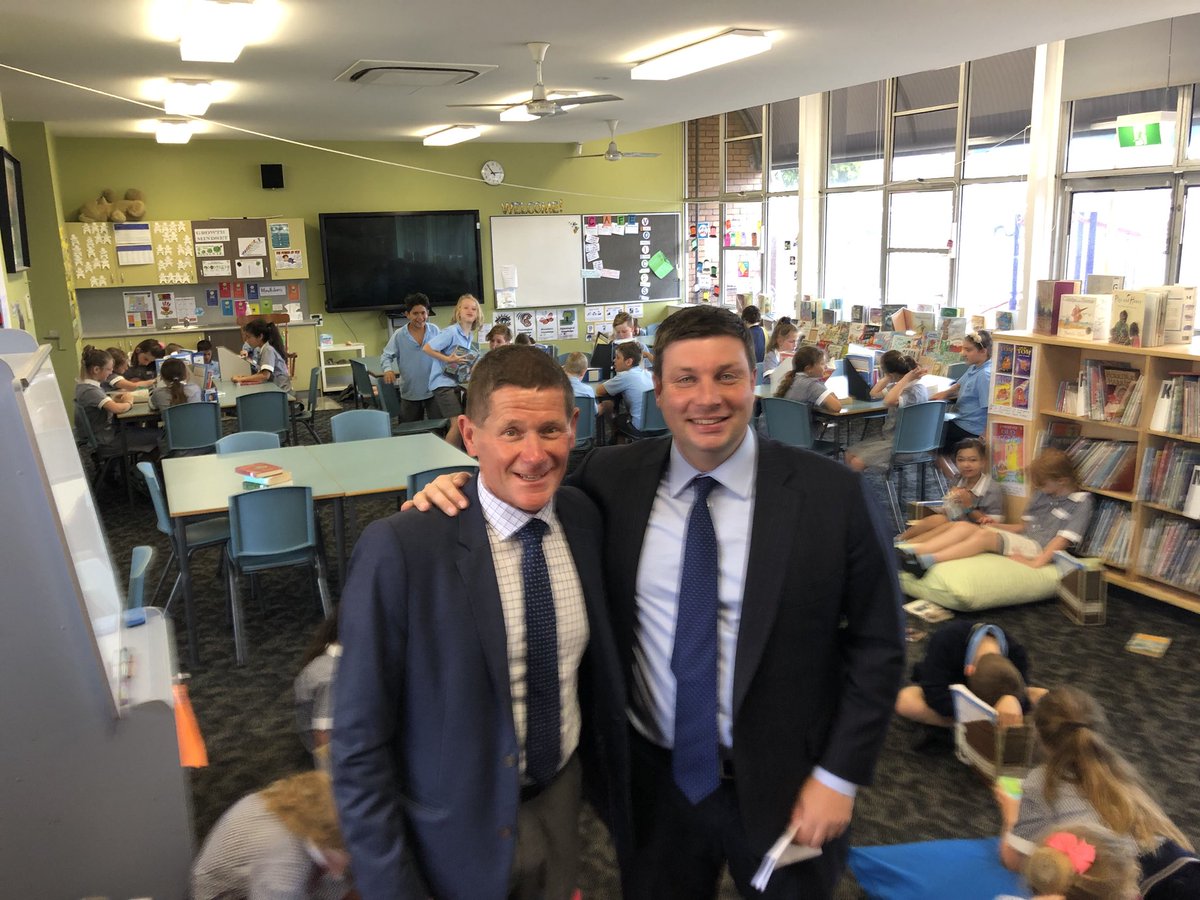 TCS1983's tweet photo. An elected Liberal Govt led by @MatthewGuyMP will invest $1.27 million to upgrade St Joseph’s School, Chelsea. Great to announce this with @GeoffGledhill1 our fantastic candidate for Mordialloc ! https://t.co/GBsEFZN3It