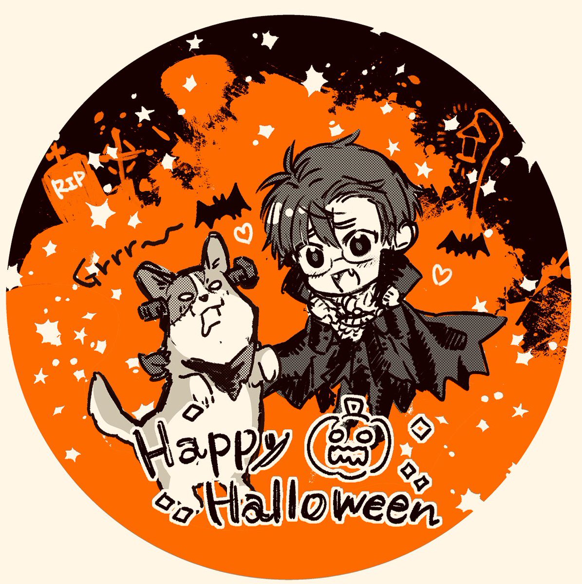 ✨?Happy Halloween?✨
今日はかぼちゃじゃなくて、いなり寿司を食べます！ 