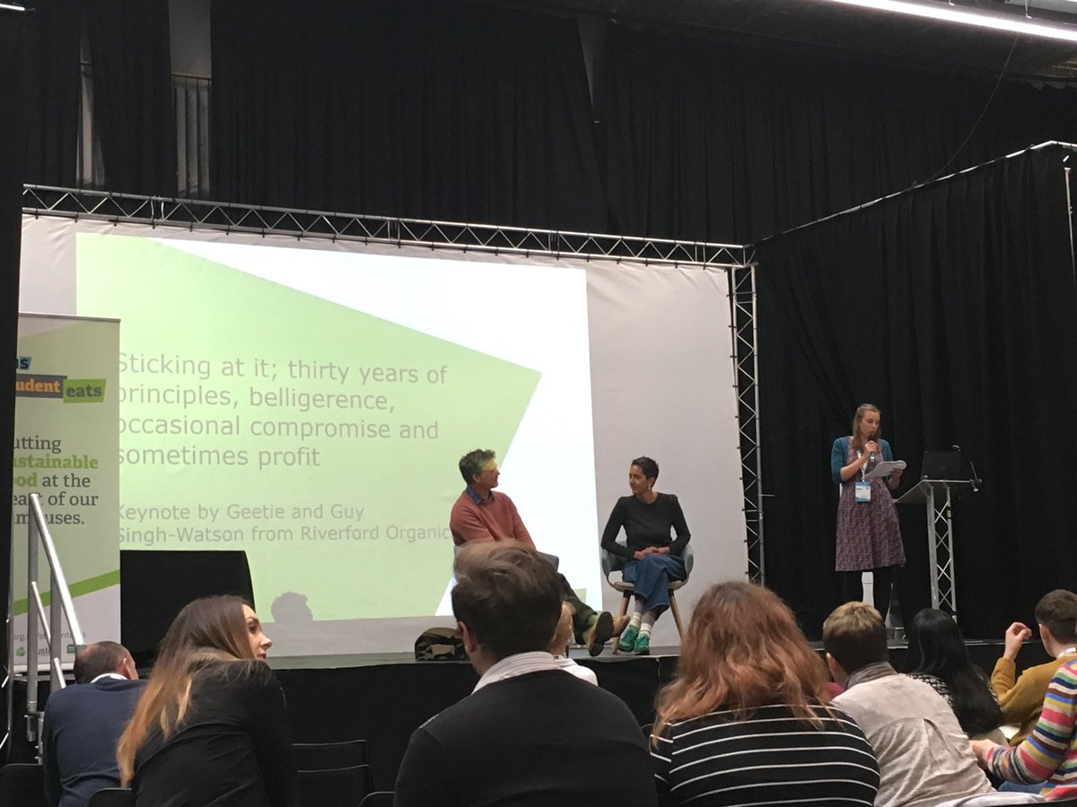 Day 1 of the NUS Sustainability Conference @TheUnionMMU yesterday #StudentEats learnt all about sustainable food and enterprises . Thanks to @MetMUnch for lunch delivered on edible plates! Today I will be joined by @UoNSUActivities for Day 2!