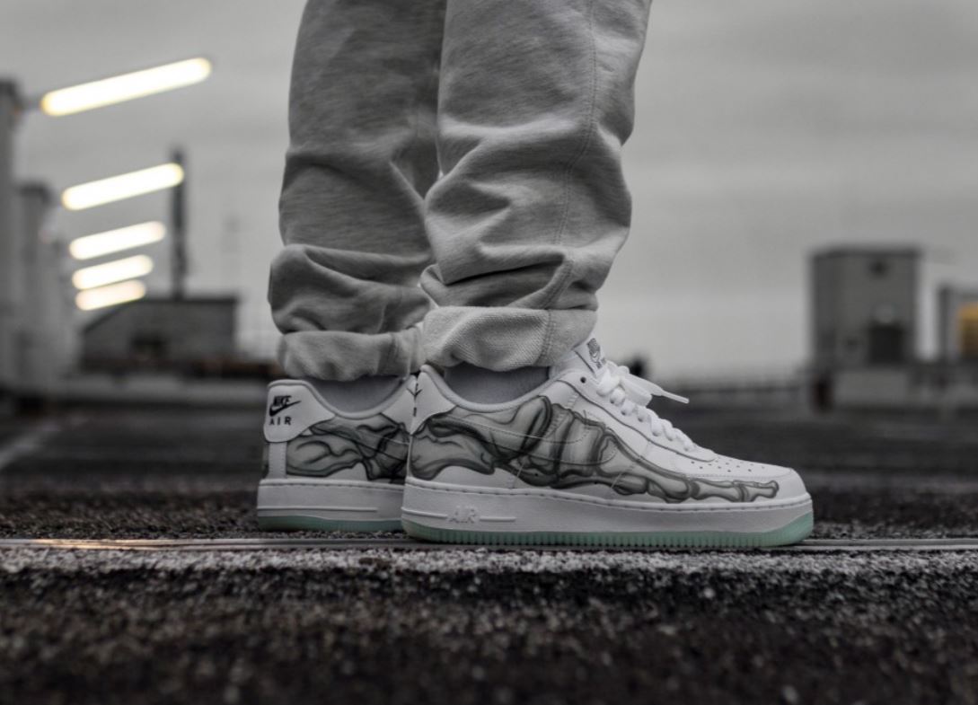 air force 1 low qs skeleton