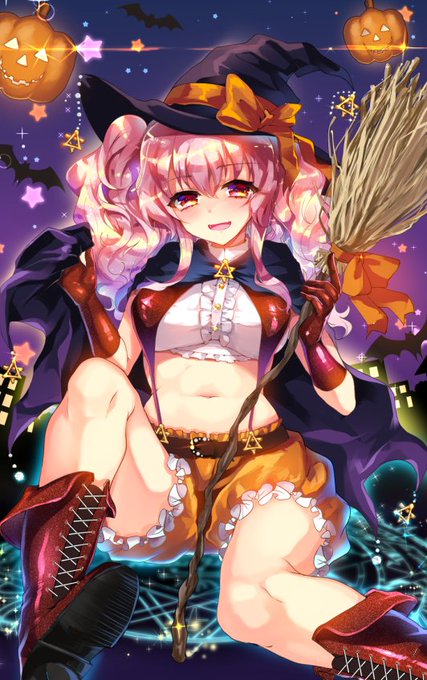 魔女ギャルちゃん
#ハッピーハロウィン #トリックオアトリート 