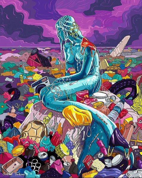 El genial @cristobalfortunez nos ha enviado esta increíble aportación para nuestra campaña #artistsagainstplastics. 

Vía: #byebyestraws