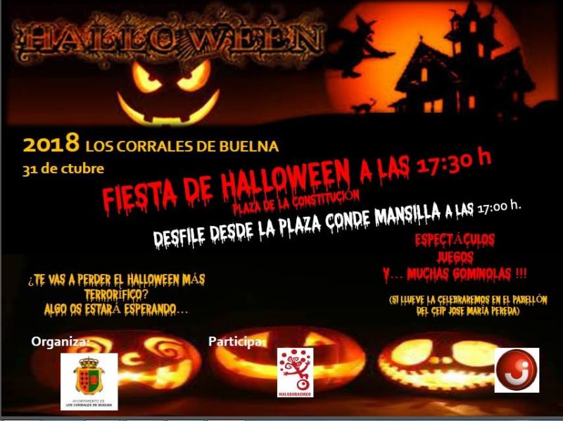 Esta tarde, Fiesta de HALLOWEEN en La Plaza.