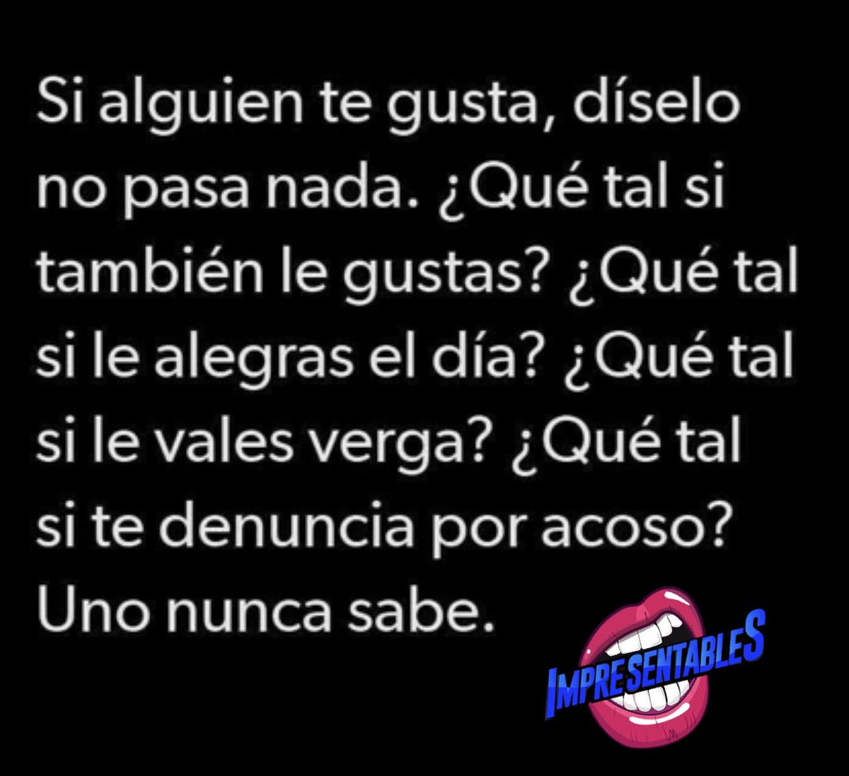 impresentables3's tweet photo. 😂😂 no pasa nada 😜 https://t.co/Y0gglar2i0