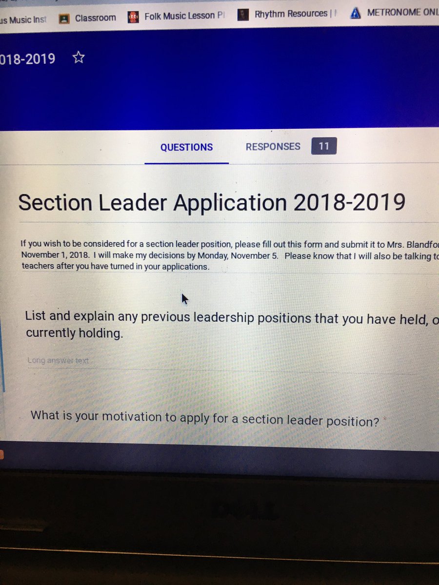 These kids are going to bust this week. Section leader selection, chair auditions and band buddy pair up! Great things happening in G09! #fmsteach #fpslearn #fultonproud #BandFam
