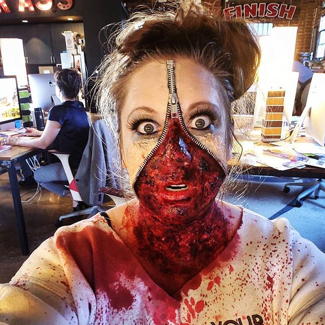 HAPPY HALLOWEEN!!! ...
#Halloween #fxmakeup #halloweencostume #holiday #office #scary #fun #gross #scared #halloweenmakeup #diy ift.tt/2F35GXE