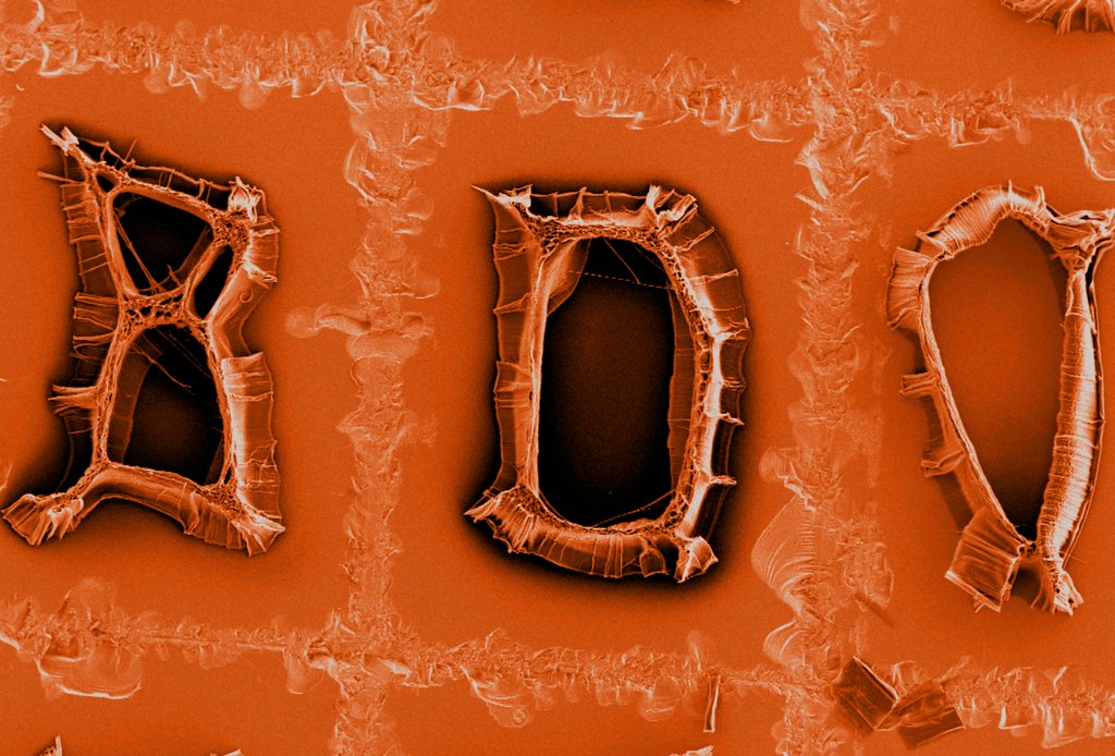 #HappyHalloween! PhD student @ashleykaiser15 grew millions of carbon nanotubes and immersed them in a guiding liquid. Upon drying, the nanotube 'forest' created a spooky pattern. 👻 #onlyatMIT mitsha.re/eKRp30mrBjA