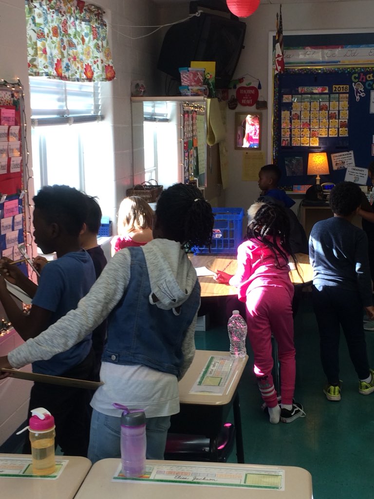 LCrocker1982's tweet photo. Collaborating solving higher level addition and subtraction problems! Love watching brains at work and students teaching each other! @KrisCoston @mrs_snodderly @cbaker4_bcps @NTES_BCPS https://t.co/tPQpsG9eIK