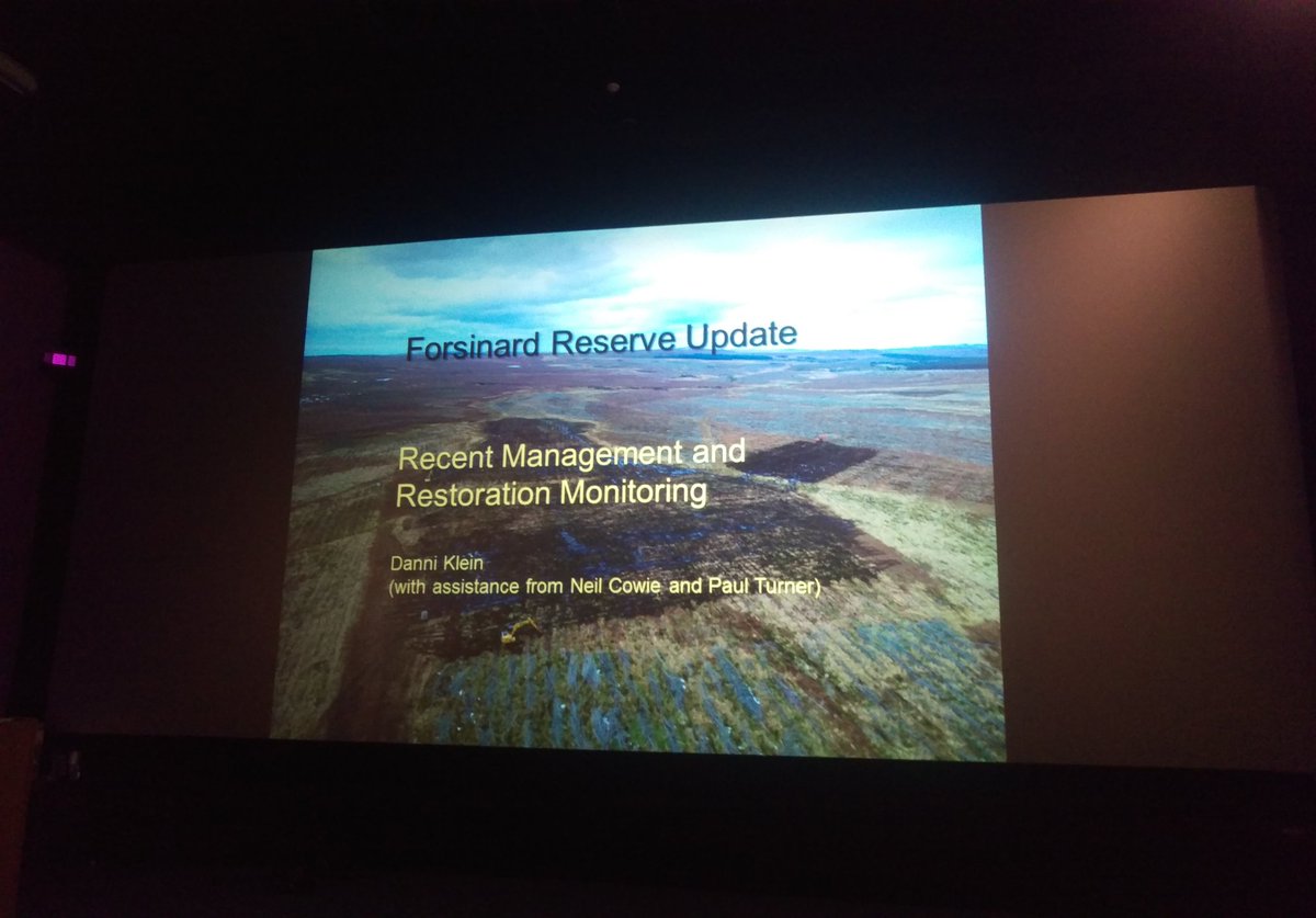 IDetrey's tweet photo. Great to hear about @RSPBScotland  Forsinard reserve at #Flowsconf @Flowsresearch https://t.co/q3Q15GX13i