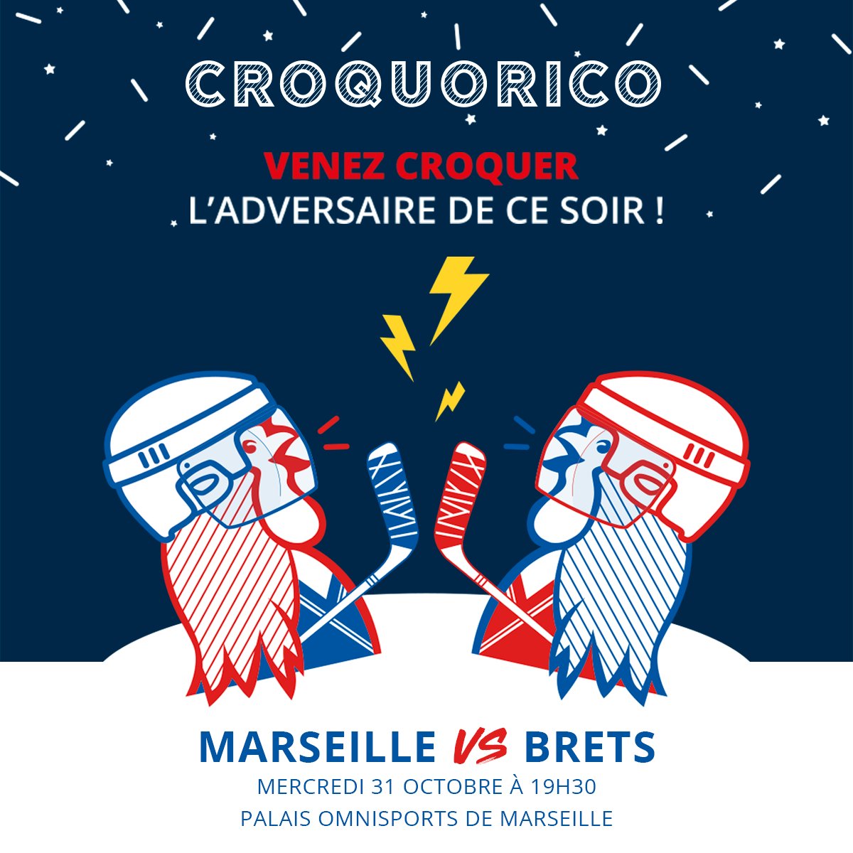 croquorico's tweet photo. C'est soir de match au POMGE, et les soirs de match on peut dévorer nos formules spéciales Croqu'Hockey ! 
Toute la team vous attend pour vous préparer nos recettes gourmandes et généreuses ! 
#hockey #soirdematch  #palaisomnisports #fastgood #croquemonsieur  #croquoricopomge https://t.co/9TiAhml8dF