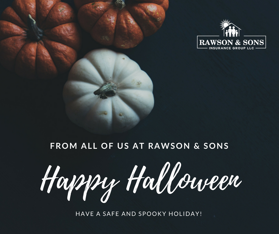 RawsonInsurance's tweet image. Happy Halloween! Stay safe with the kids by wearing bright colors, carrying a flash light, and avoiding "tricks" from home-made or unwrapped treats!