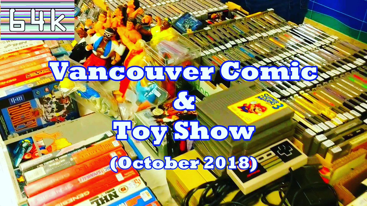 bastichb64k's tweet image. Another fantastic show with tons of Retro video games , toys &amp;amp; everything else cool 

youtu.be/cWDqnsDNY_s

#retrogamer #RetroGames #bastichb64k #vancouvercomicandtoyshow #smallyoutuber #SmallYouTuberArmy #vlogger #YouTube #videogames
