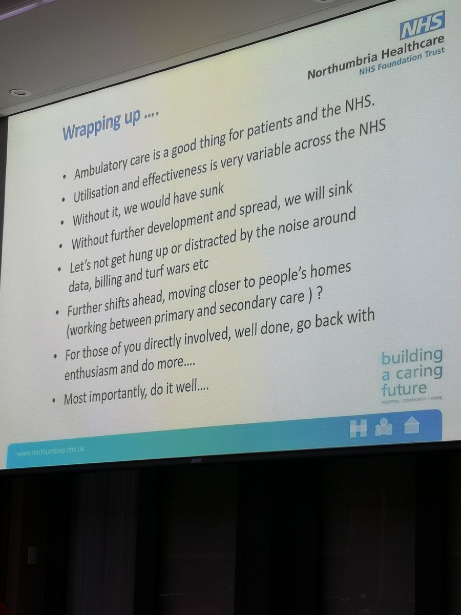 LTHTR_AECU's tweet photo. Some great final points from Jim Mackey CEO of Northumbria NHS FT. #AEC2018 #MaximisingAEC @aec_network https://t.co/9AIJy2ioa4