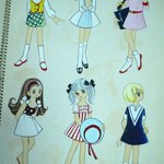 50年前に母親が描いたイラストにびっくり!今でも通用する可愛らしさ!