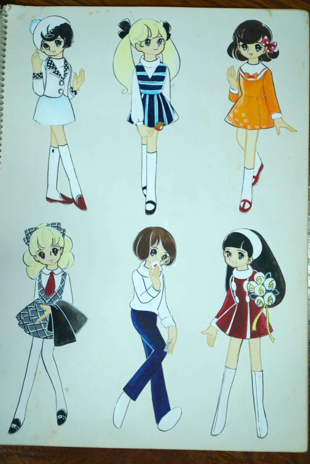 50年前に母親が描いたイラストにびっくり！！今でも通用する可愛らしさwww