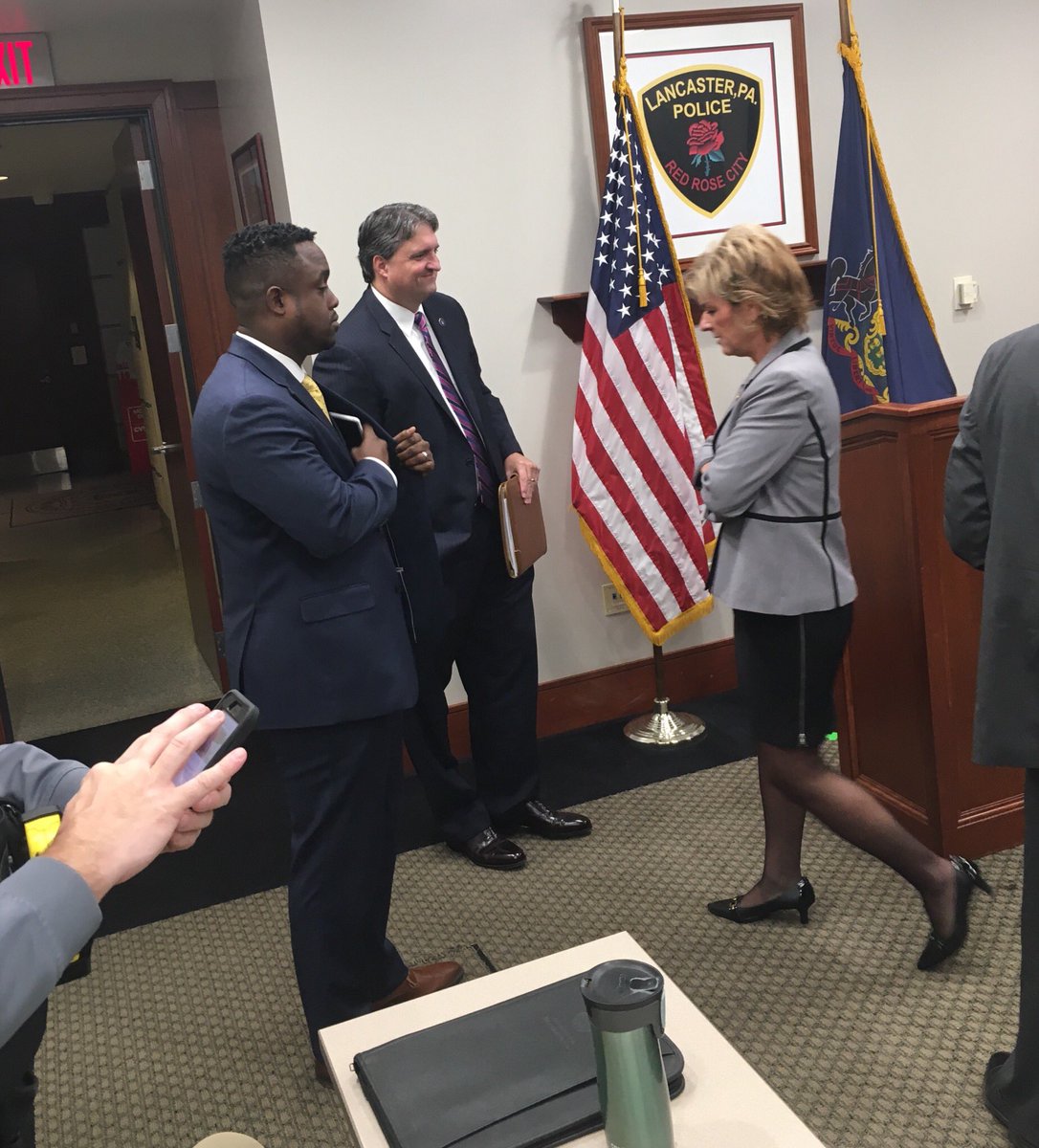 BrettHambright's tweet image. Inspector General Beemer is here, along with @SenatorAument, Rep. Fee, @Lancaster_DA Stedman. #SNAPfraud