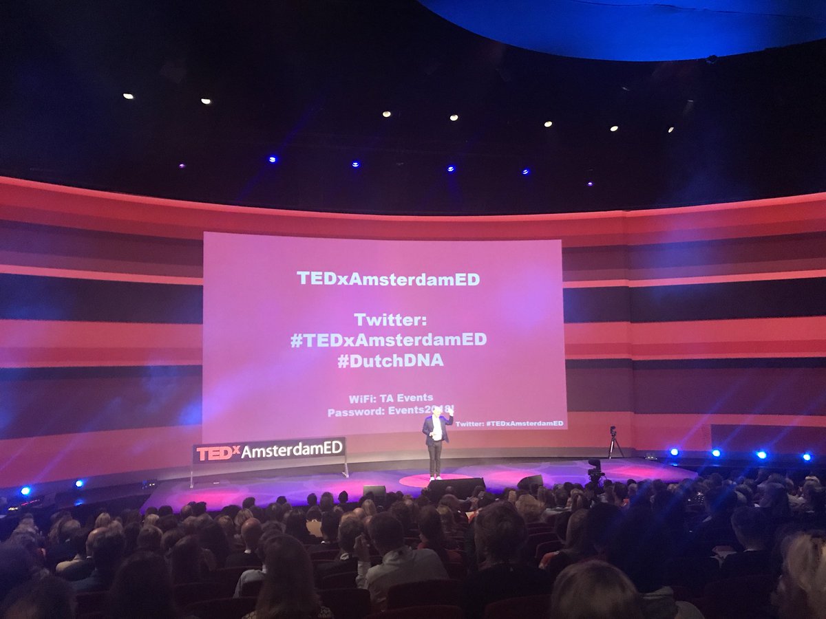 Ready for the final block #TEDxAmsterdamED