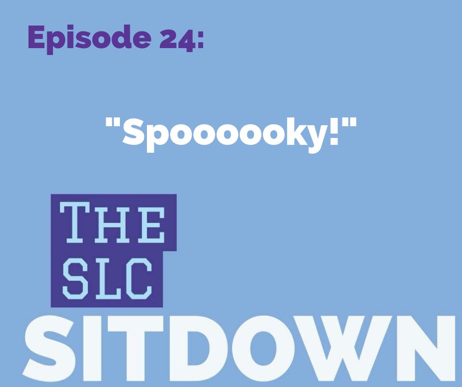 SLCSitdown's tweet photo. Happy Halloween! And Happy #WokeWednesday! 

On Episode 24 Cat and Kiki talk Spoooooky things for Halloween, including favorite horror movies and ghost stories! 👻

(Episode 23 coming soon, don't worry!)

Available on iTunes and Spotify!
https://t.co/FlVIFrerRt https://t.co/AFyHrD7Ncf