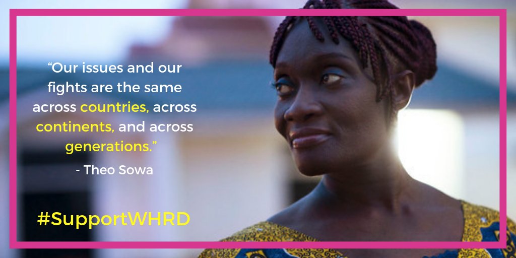 NobelWomen's tweet photo. When women speak out to defend rights, they face specific threats and challenges.  An #SDIR study on #WHRD could explore how Cda can support these activists. @CHardcastleNDP do we have your support? #SupportWHRD @MATCHIntFund https://t.co/fyIHk0p0MC
