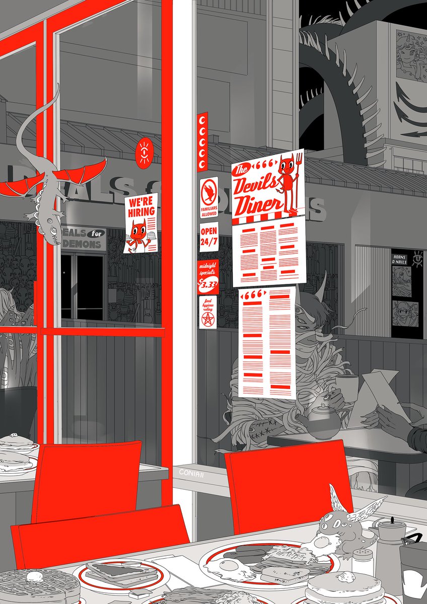 coniiai's tweet photo. Diners, Drive-Ins and Demons 🎃 https://t.co/WpdVjsDA79
