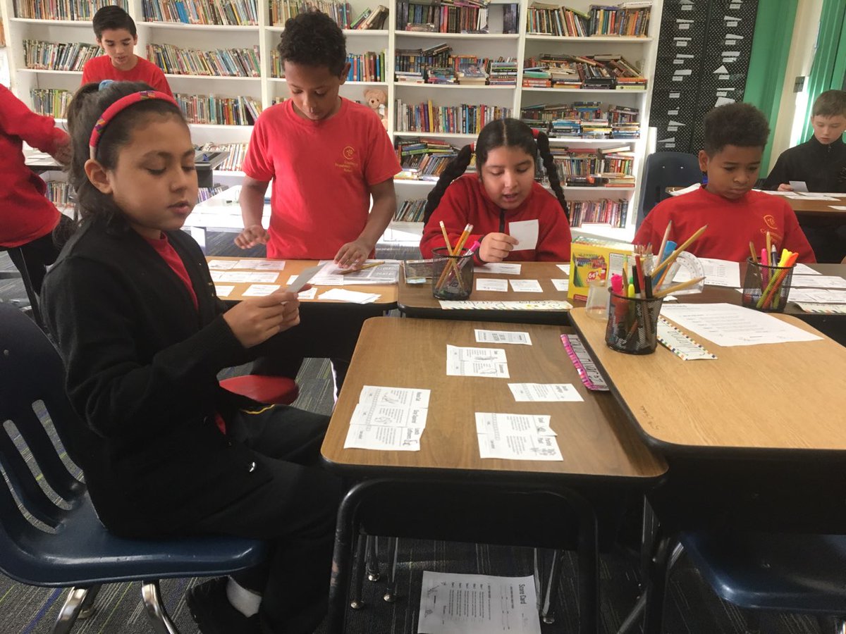 Community_Prep's tweet photo. The 4/5th grade class, a little bit of friendly competion against one another to see who can build the longest food chain using info on each card! #schooldays #CPscience https://t.co/sFwXHtc4jL