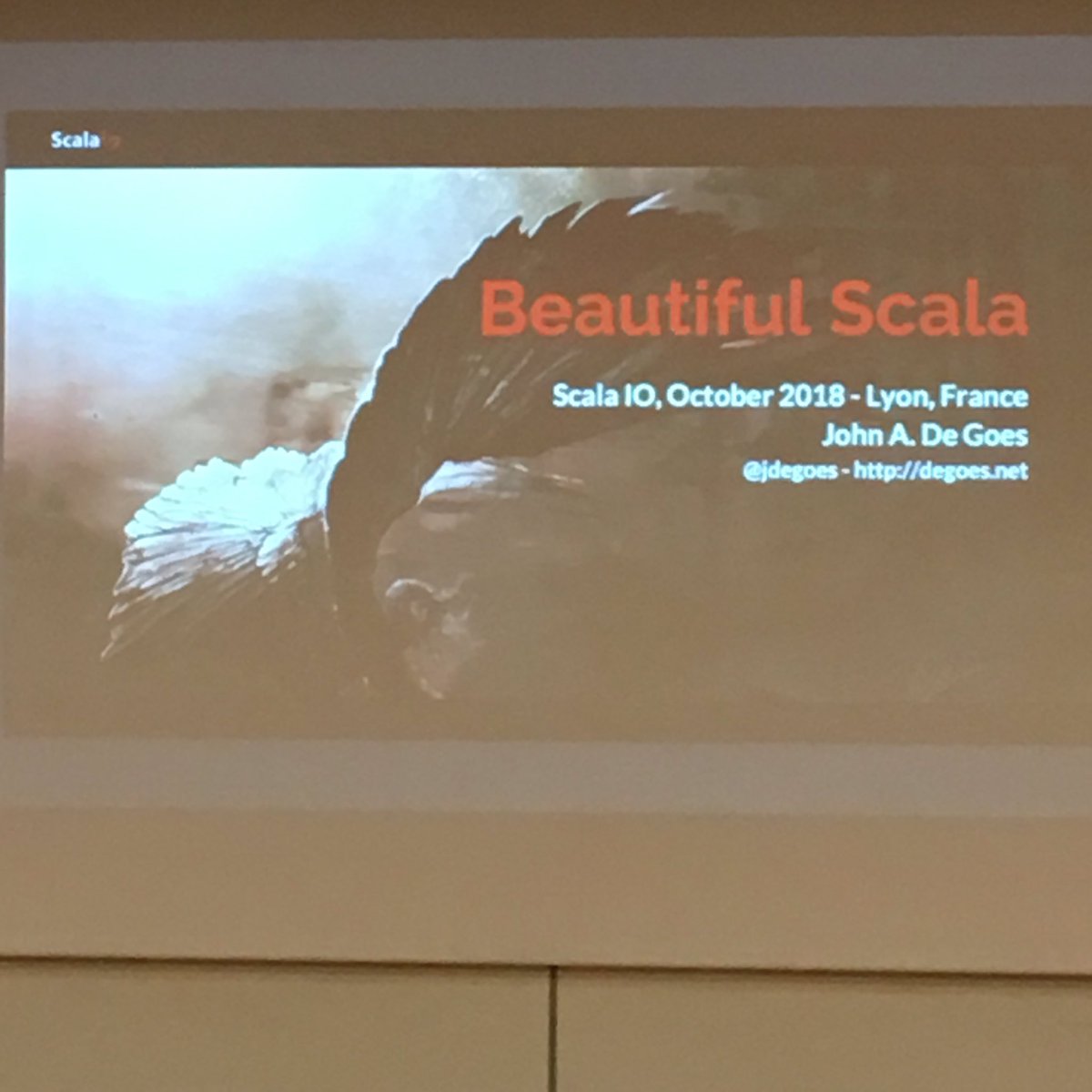 raphaelbacconni's tweet image. Toujours hypé lorsque @jdegoes nous parle #scala au #ScalaIO2018 @linkvalue