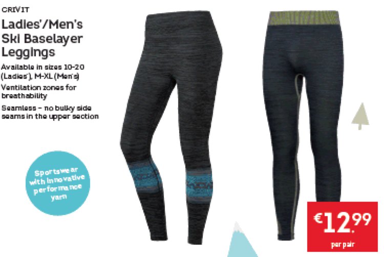 Lidl Ireland on X: @Emssilee Hi Emily, these are the only leggings we have  on sale but they're not wool!  / X