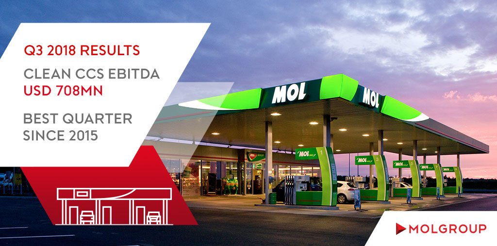 MOL Group Q3 2018 results: on track to reach the upgraded 2018 EBITDA target of USD 2.4bn: molgroup.info/en/media-centr…